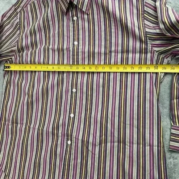 Robert Graham Shirt Men's 2XL Striped Button Up Long Sleeves Cotton Americana - Picture 3 of 10